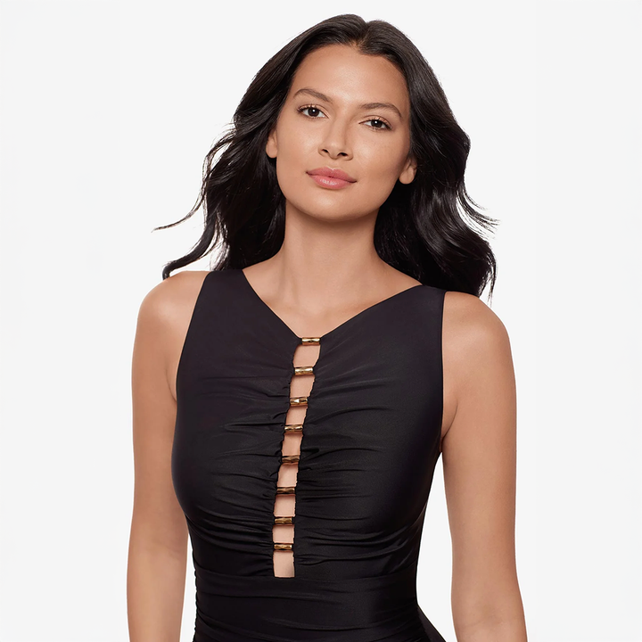 Swizzle One Piece Black