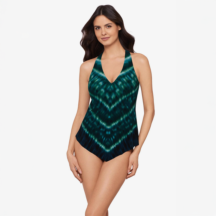 Taylor Tankini Top Blue Multi