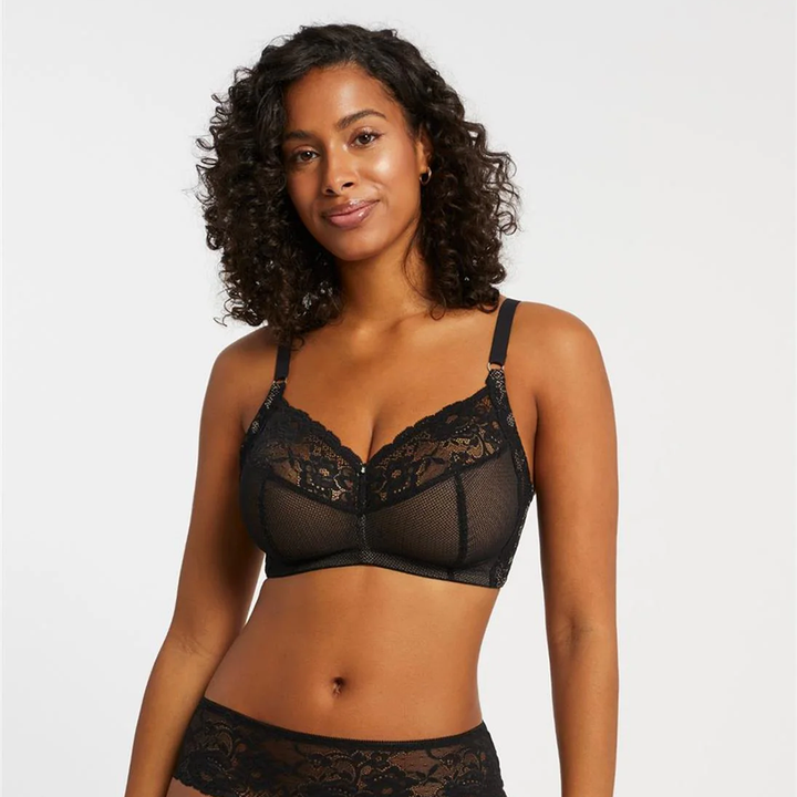 Ayla Wire-Free Bra Black