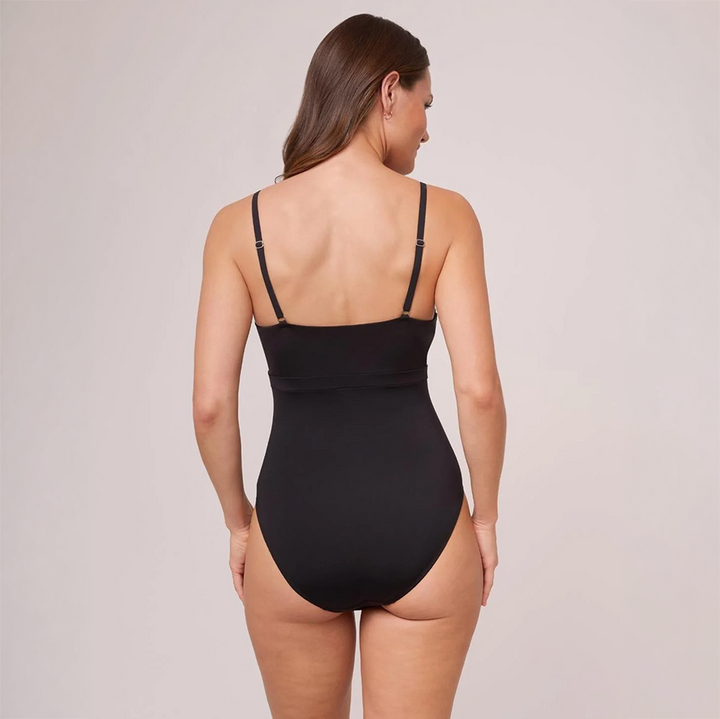 Bust Support Bodysuit Black 9355
