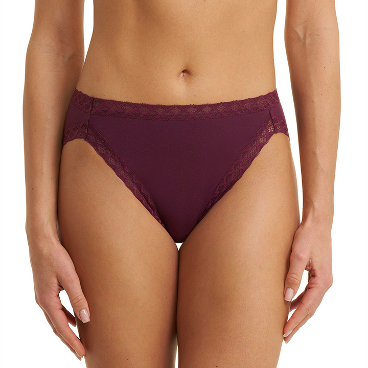 Bliss Cotton French Cut Brief Black Raspberry 152058