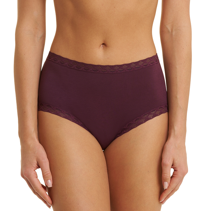 Bliss Cotton Full Brief Black Raspberry 755058
