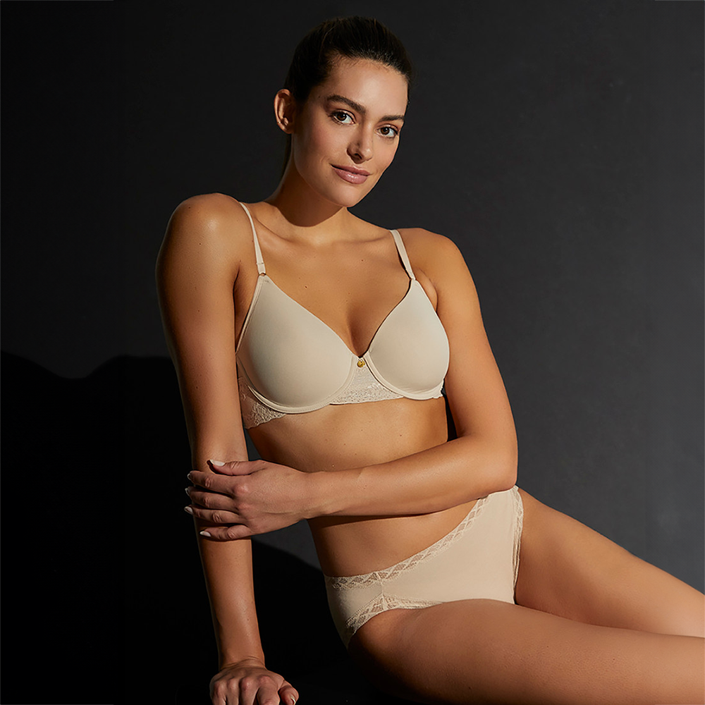 Bliss Perfection Contour Underwire Bra Café