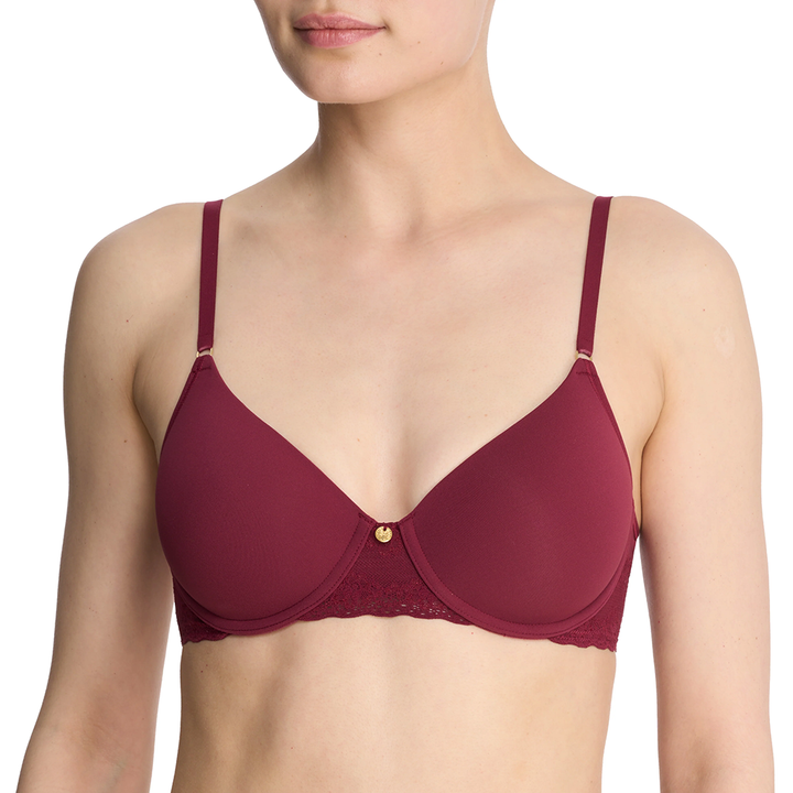 Bliss Perfection Contour Underwire Bra Dark Cherry