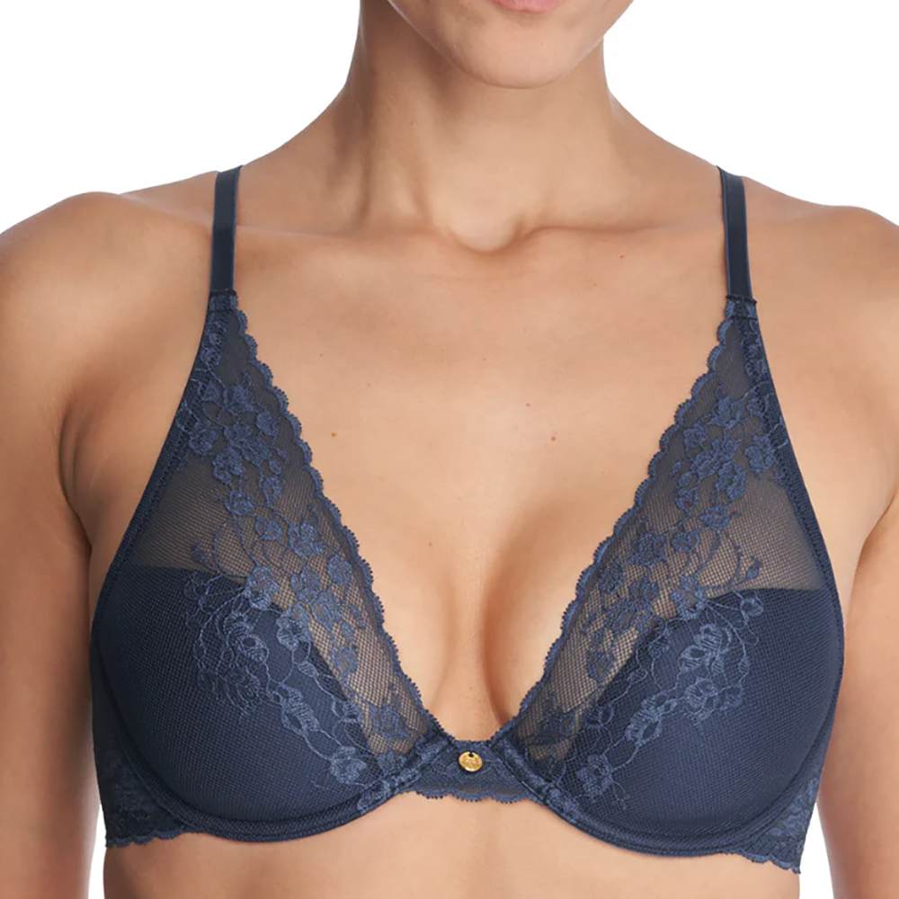 Cherry Blossom Convertible Underwire Bra Night Blue