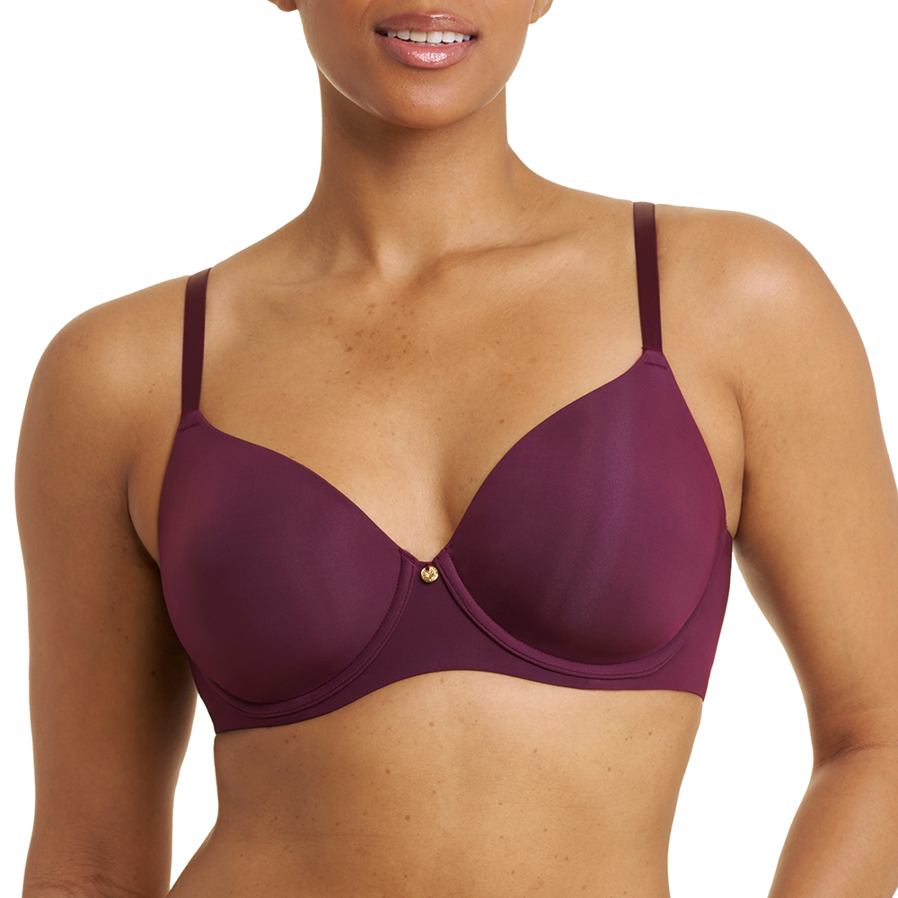 Cloud Comfort Back Smoothing T-Shirt Bra Pinot Noir 731338