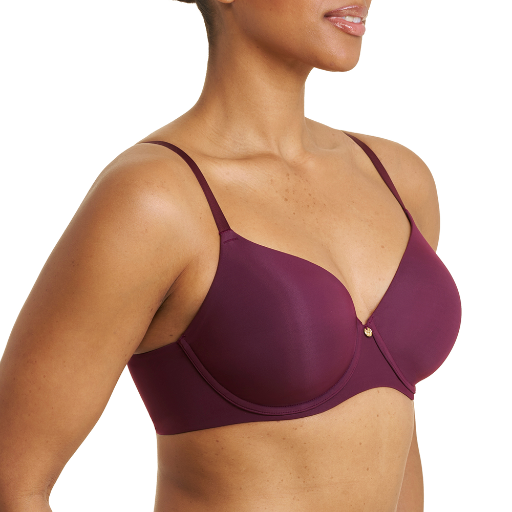 Cloud Comfort Back Smoothing T-Shirt Bra Pinot Noir 731338