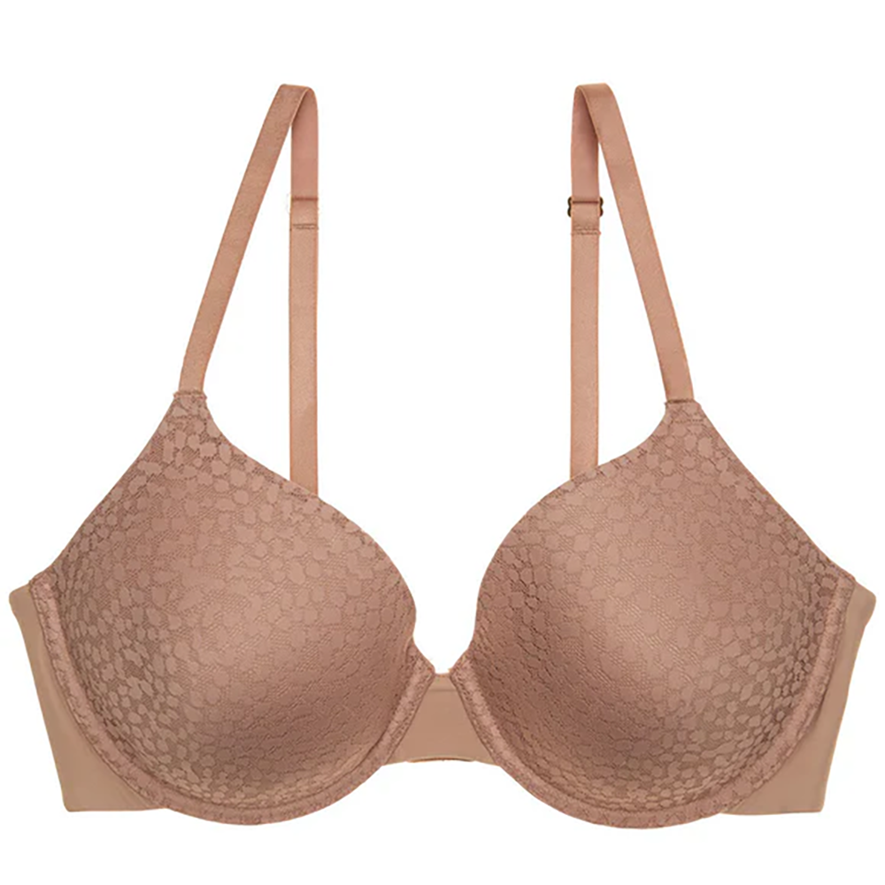 Comfort Evolution Full Fit Memory Foam Convertible Underwire Bra Buff