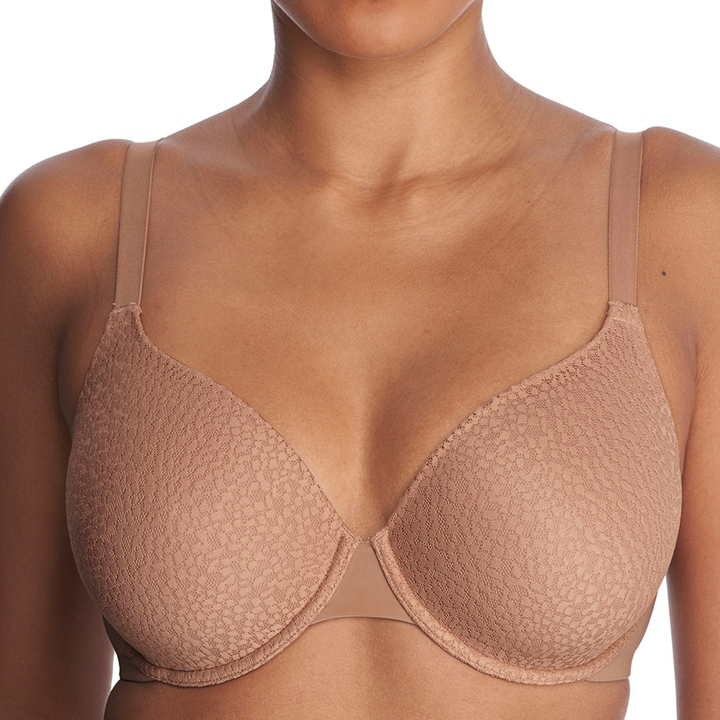 Comfort Evolution Full Fit Memory Foam Convertible Underwire Bra Buff