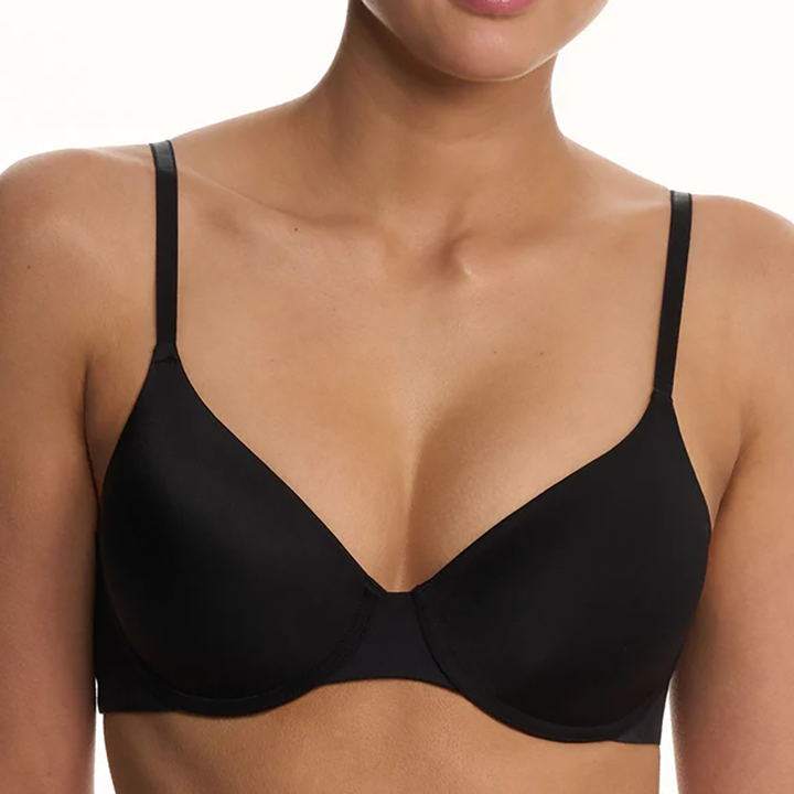 EverFit Seamless Convertible T-Shirt Bra Black