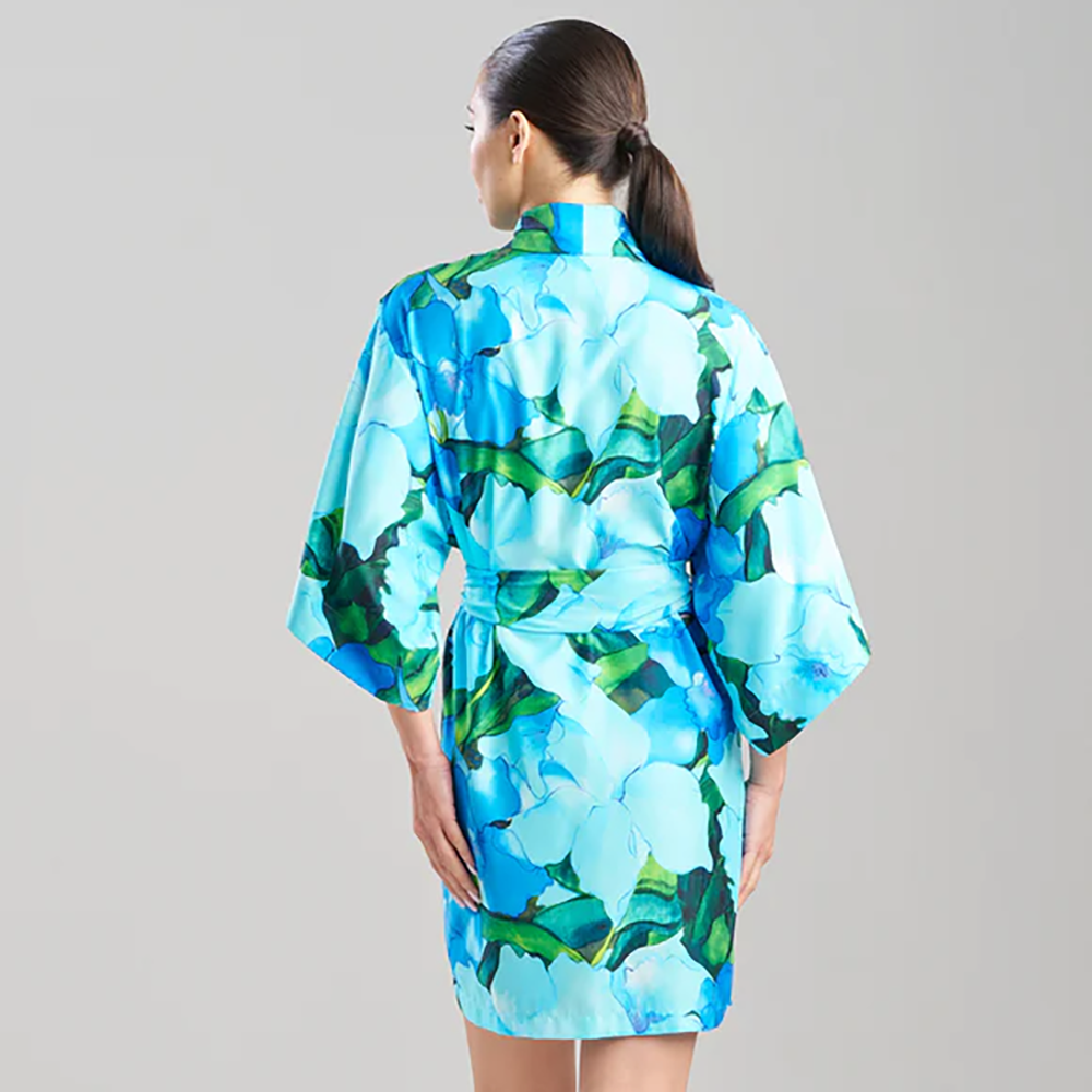 Isla Printed Satin Wrap