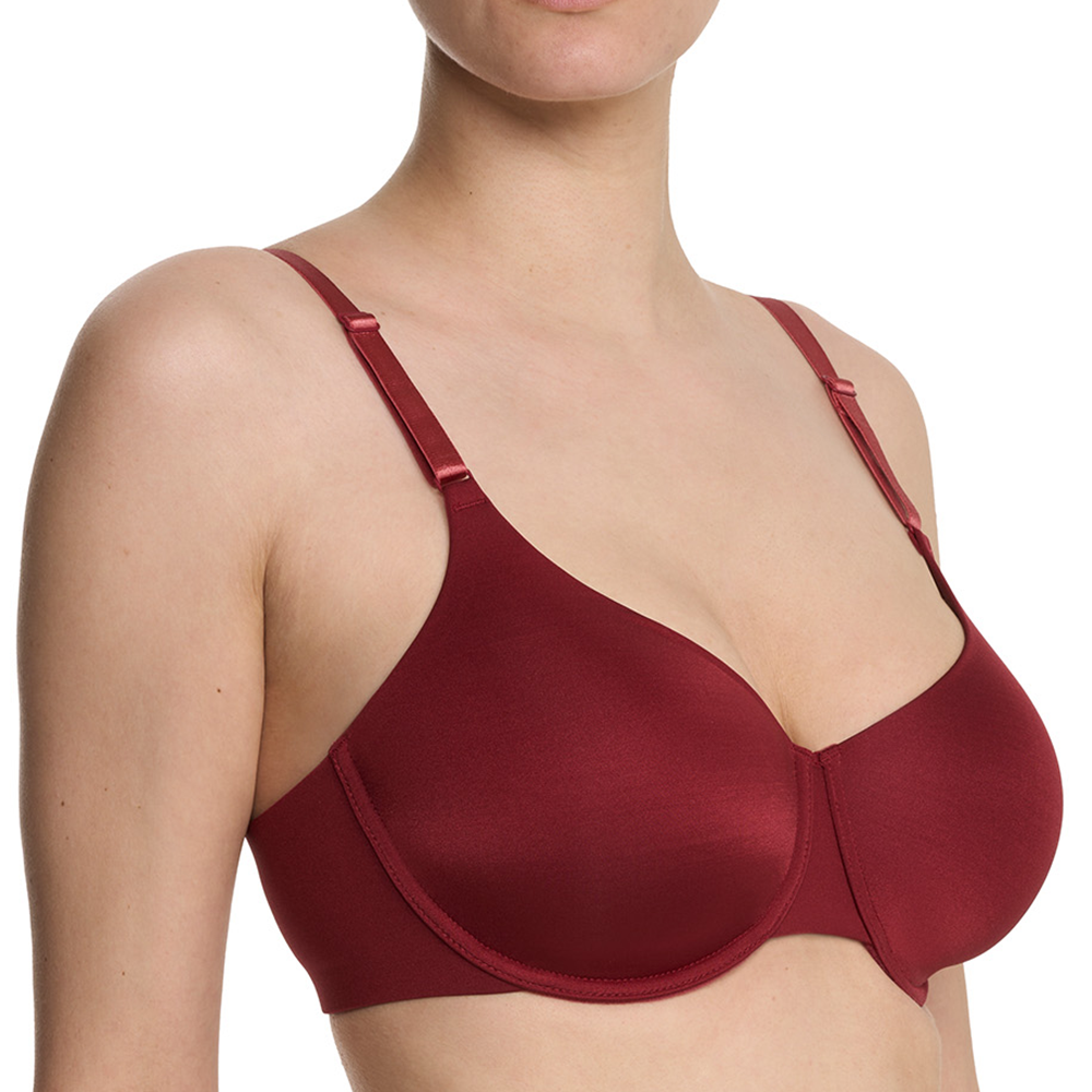 Liquid Full Fit Contour Underwire Bra Dark Red