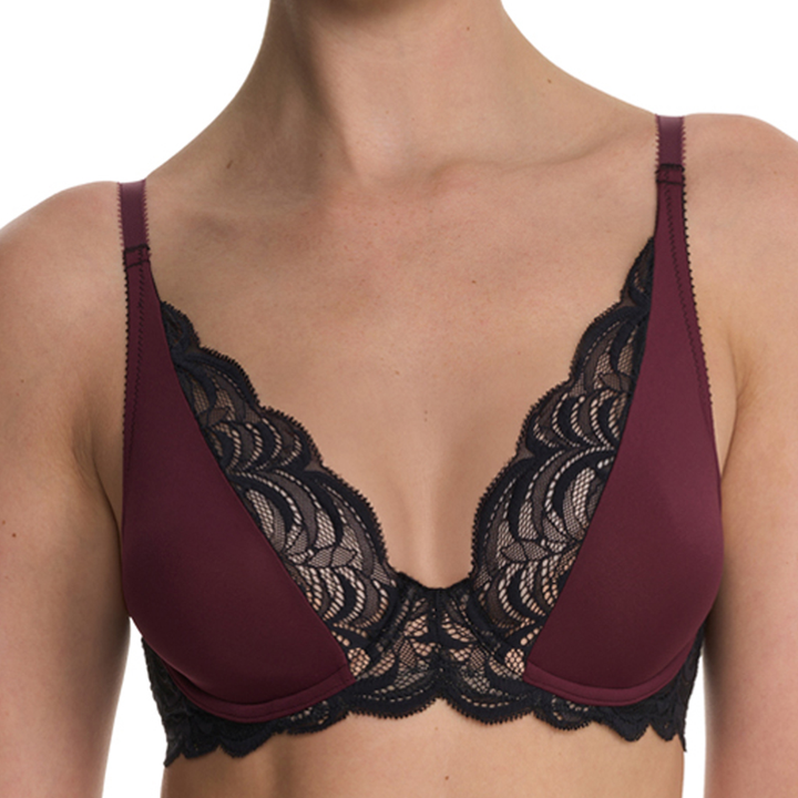 Persuasion Convertible Plunge T-shirt Bra Fig