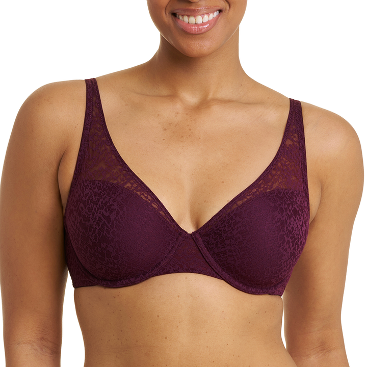 Pretty Smooth Full Fit Contour Underwire Bra Pinot Noir 731318