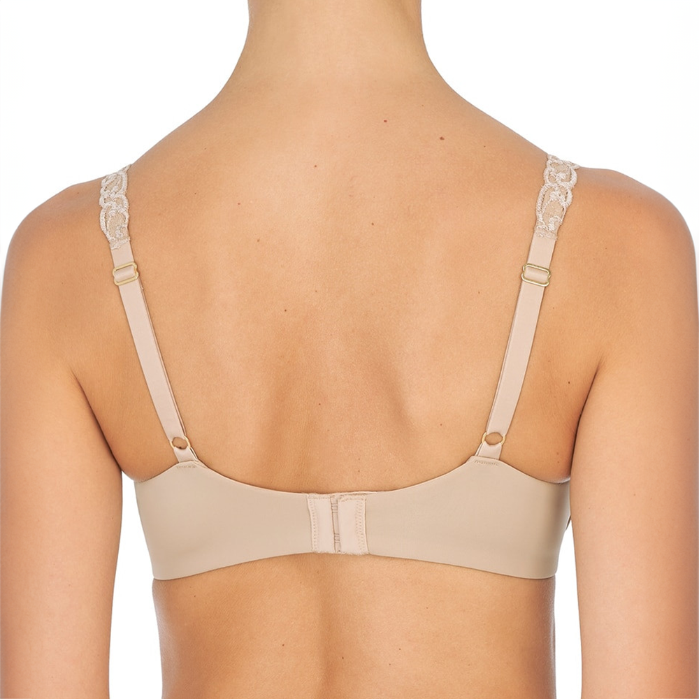 Pure Luxe Custom Coverage Contour Underwire Bra Café