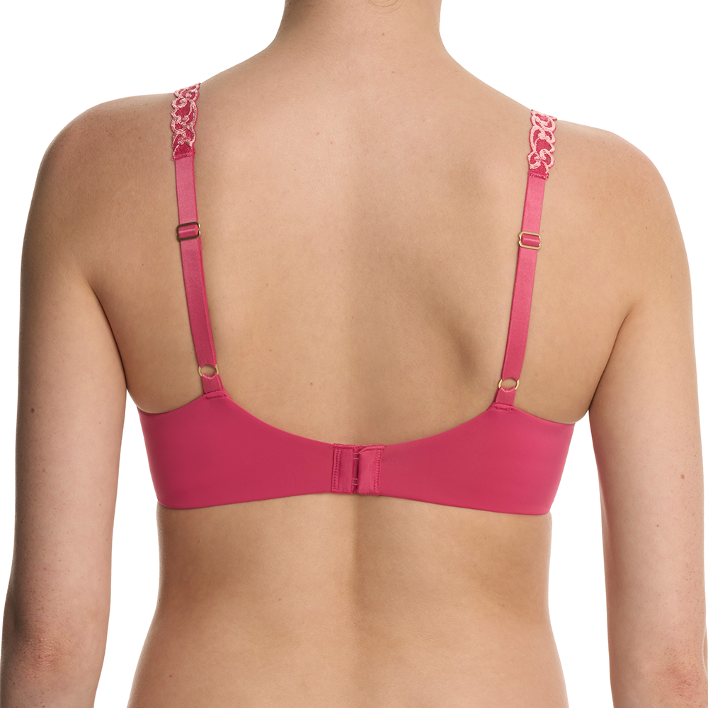 Pure Luxe Custom Coverage Contour Underwire Bra Vintage Cherry