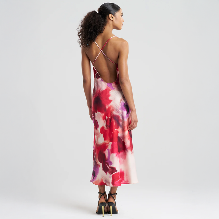 Mizuki Cross Back Slip Dress