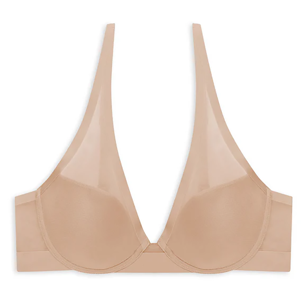 True Zen Plunge T-Shirt Bra Buff