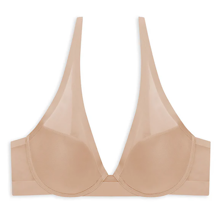 True Zen Plunge T-Shirt Bra Buff