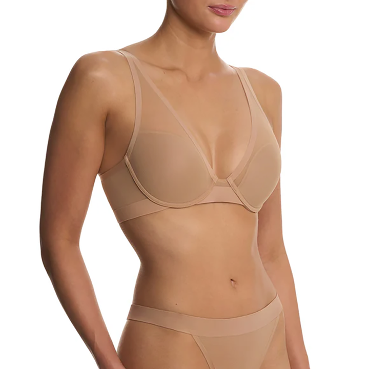 True Zen Plunge T-Shirt Bra Buff
