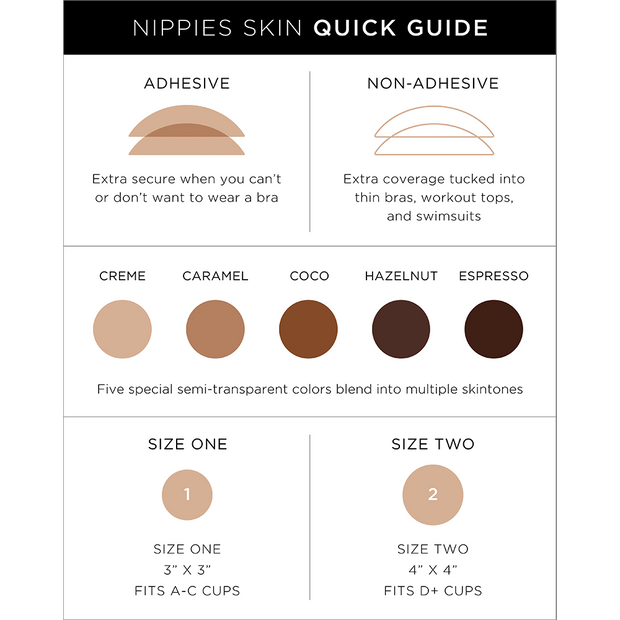 Nippies Basics Adhesive Nipple covers Heart - Creme