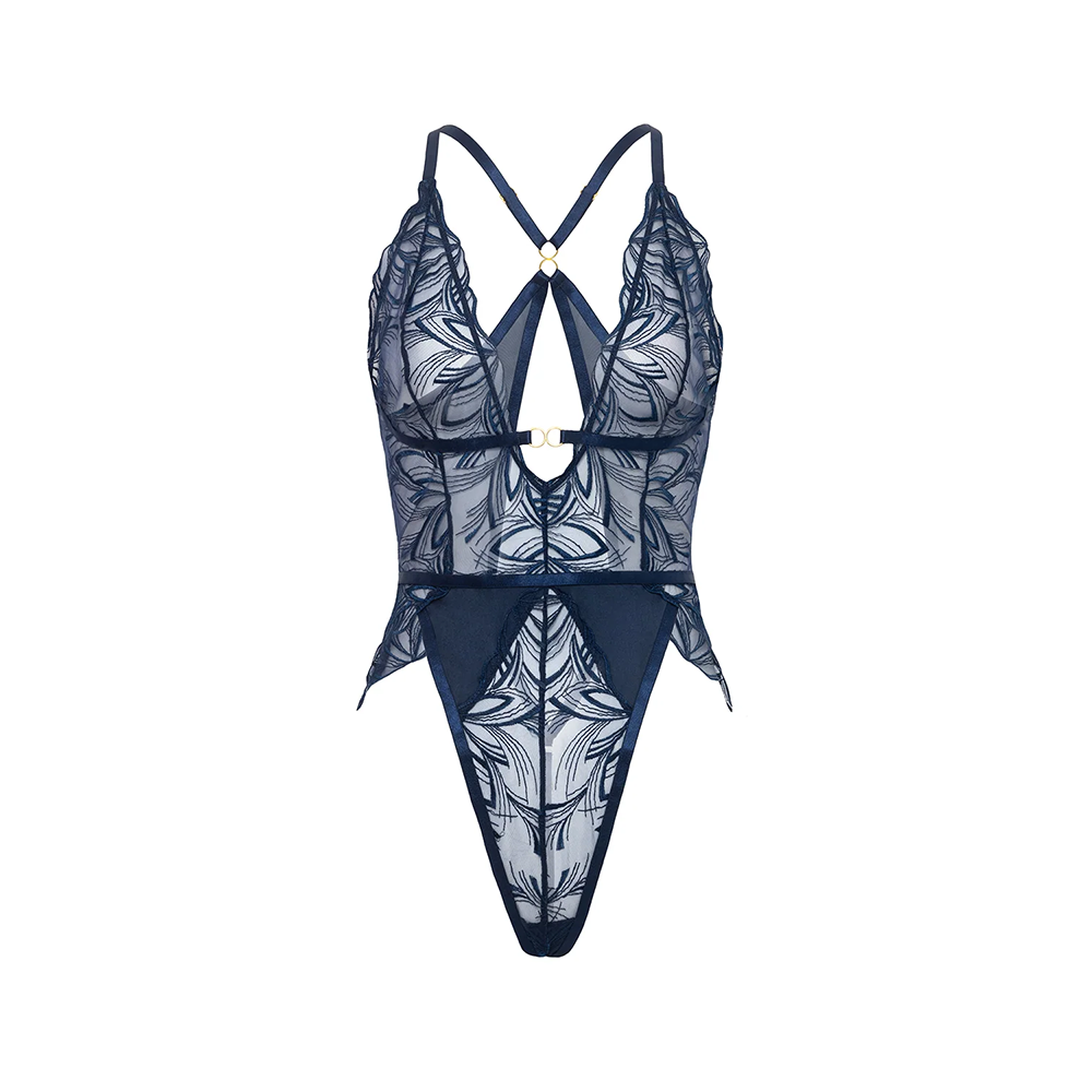 Davina Sheer Teddy Estate Blue