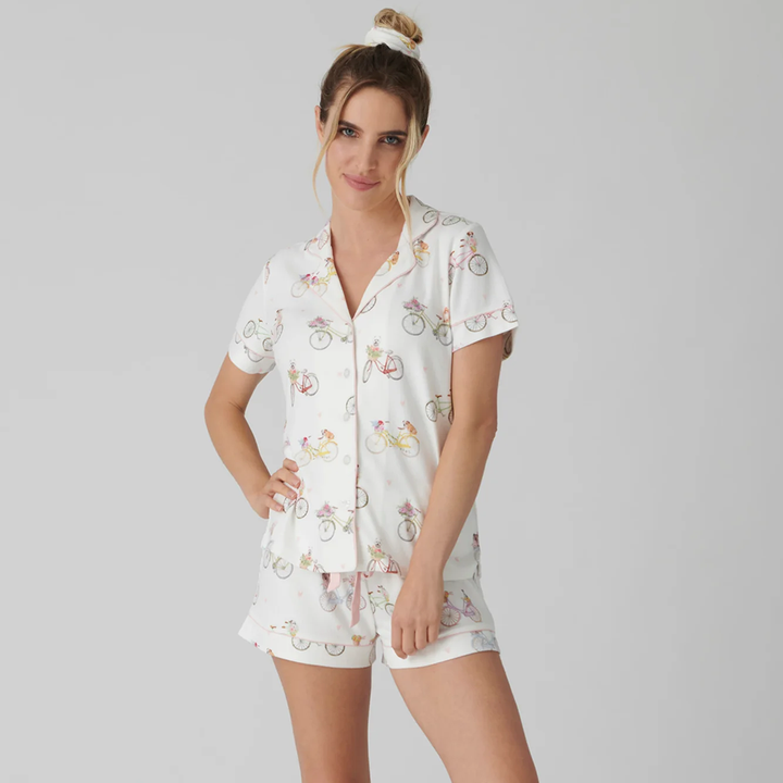 Floral Market PJ Set Ivory