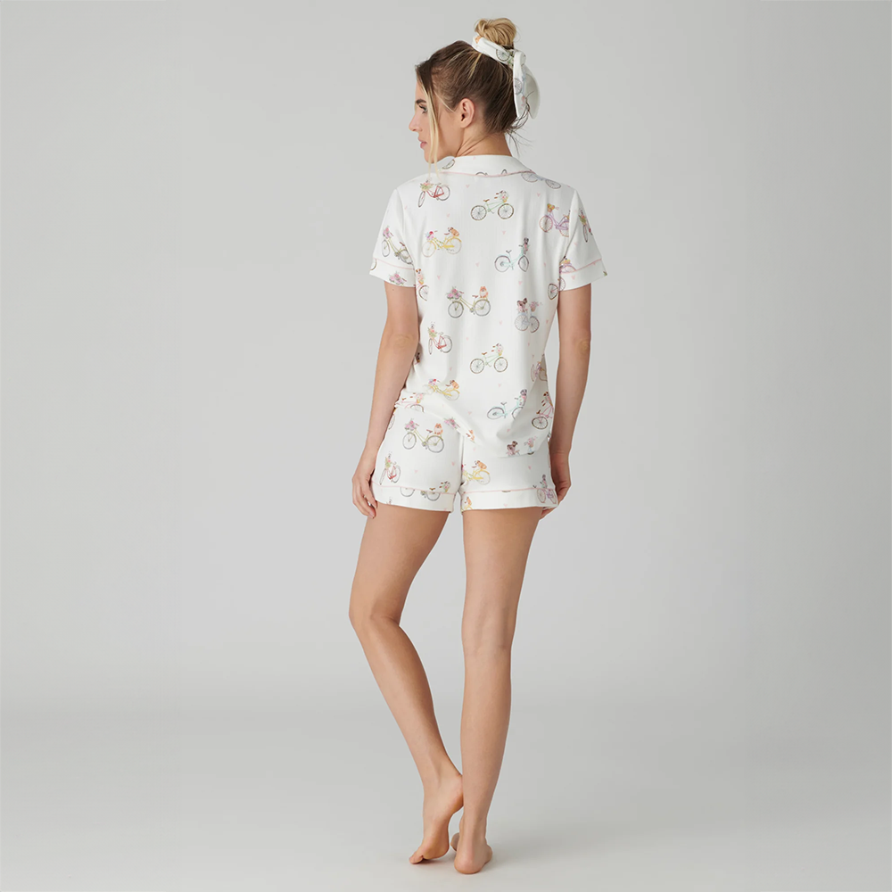 Floral Market PJ Set Ivory