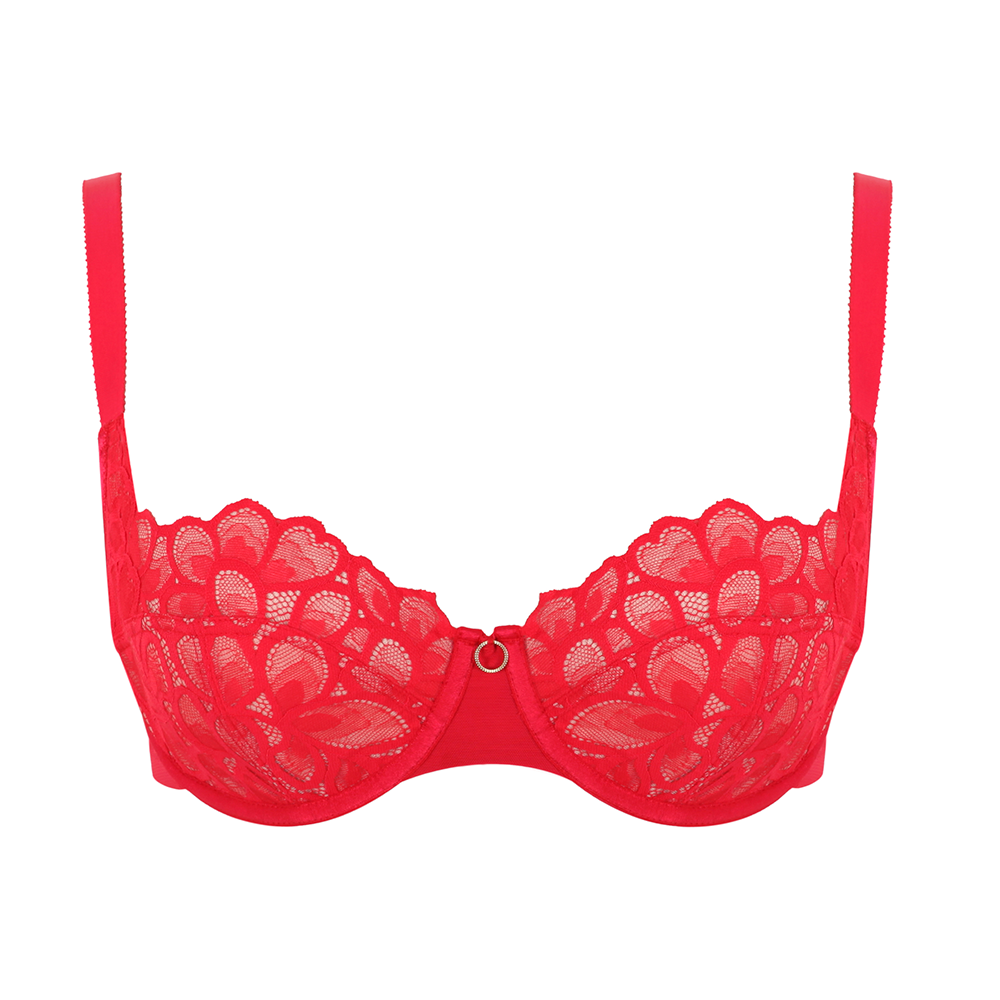 Allure Balcony Bra Ruby Red