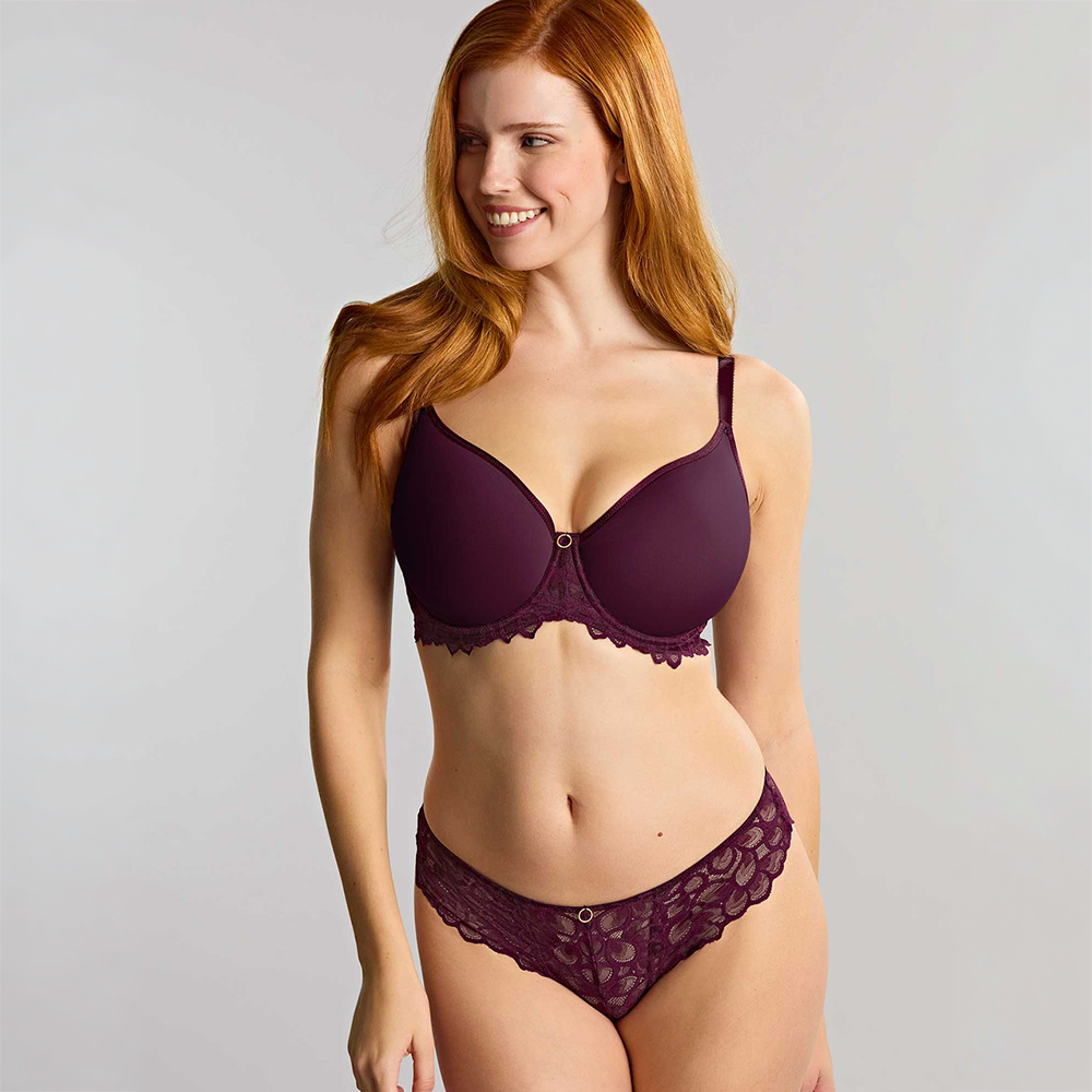 Allure Spacer T Shirt Bra Plum 10766