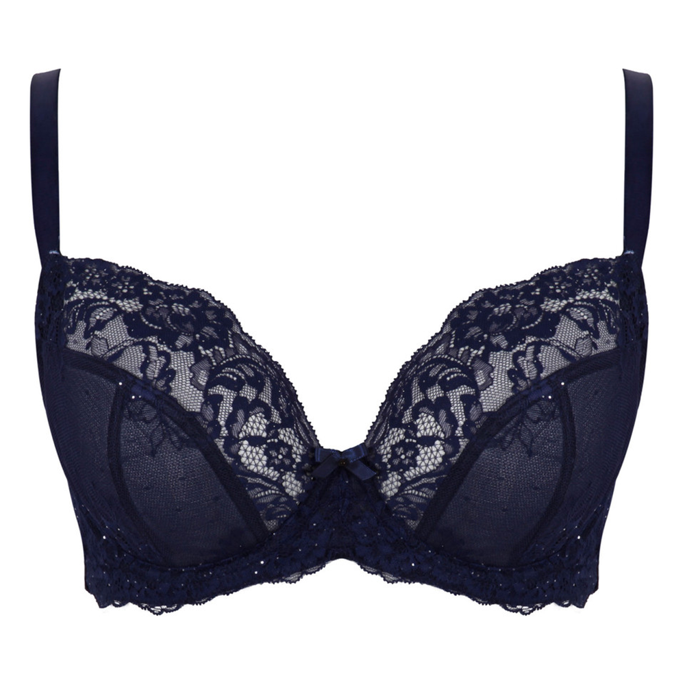 Ana Plunge Bra Midnight Sequin