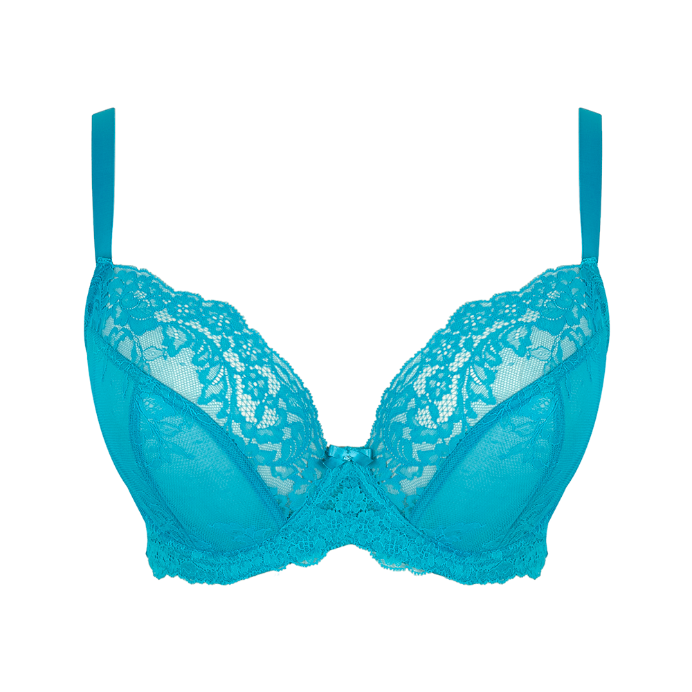 Ana Plunge Bra Ocean Blue