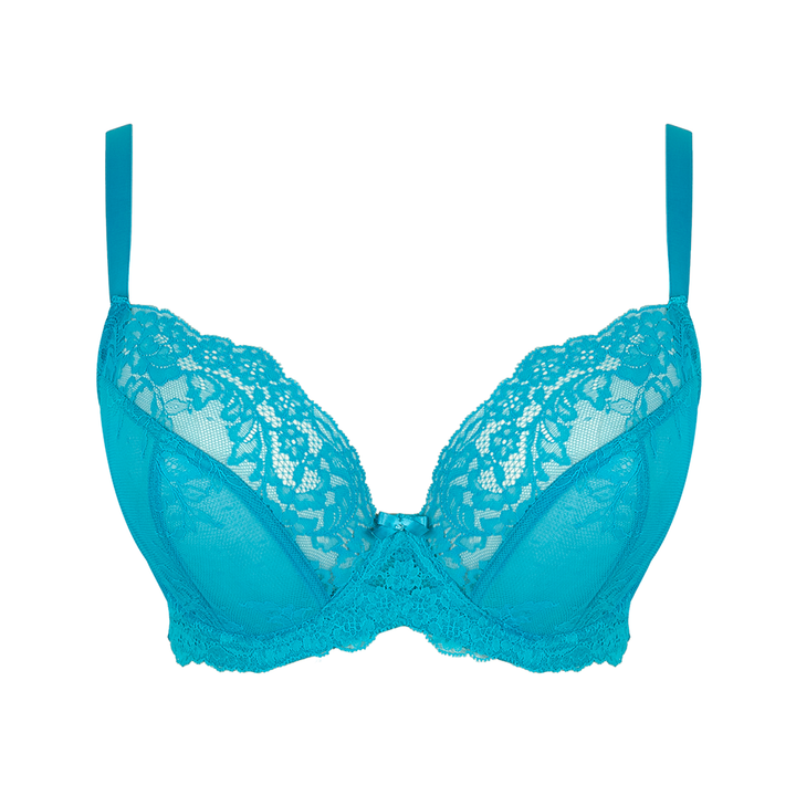 Ana Plunge Bra Ocean Blue