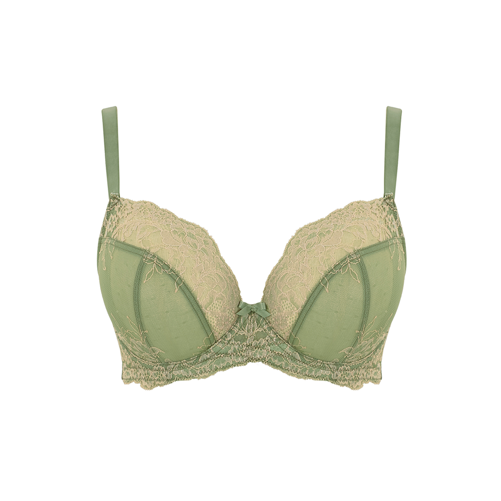 Ana Plunge Bra Sage