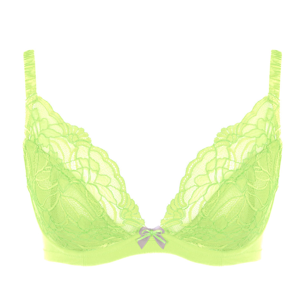 Cherie Demi Bra Neon Lime