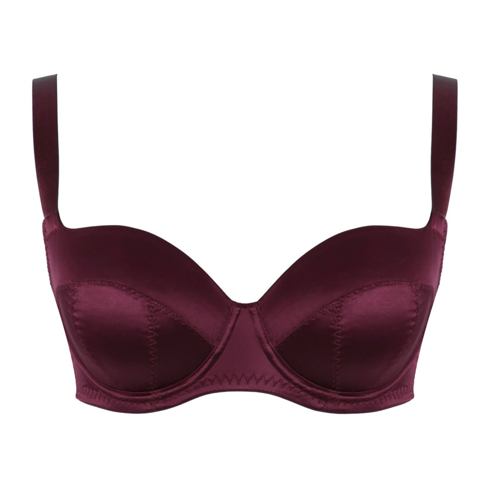 Grace Balcony Bra Bordeaux Red