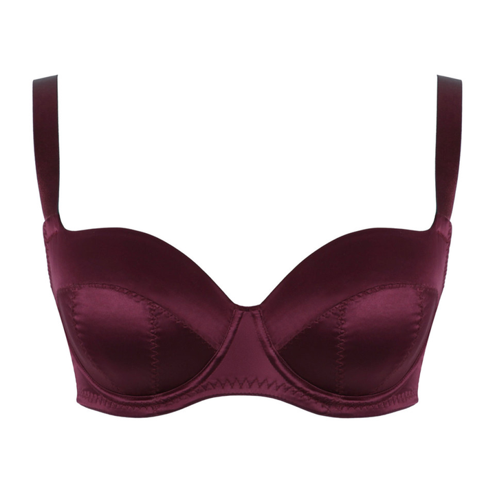 Grace Balcony Bra Bordeaux Red