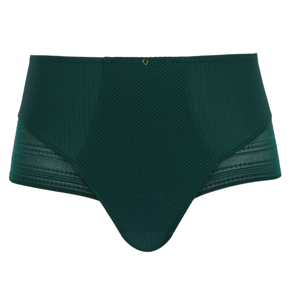 Serene High Waist Brief Dark Green