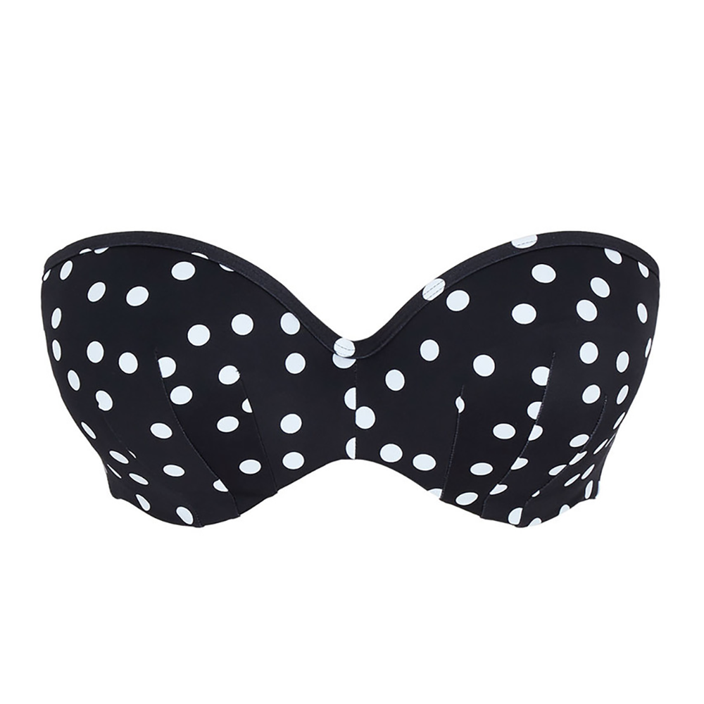 Scarlett Bandeau Bikini Top Polka Dot