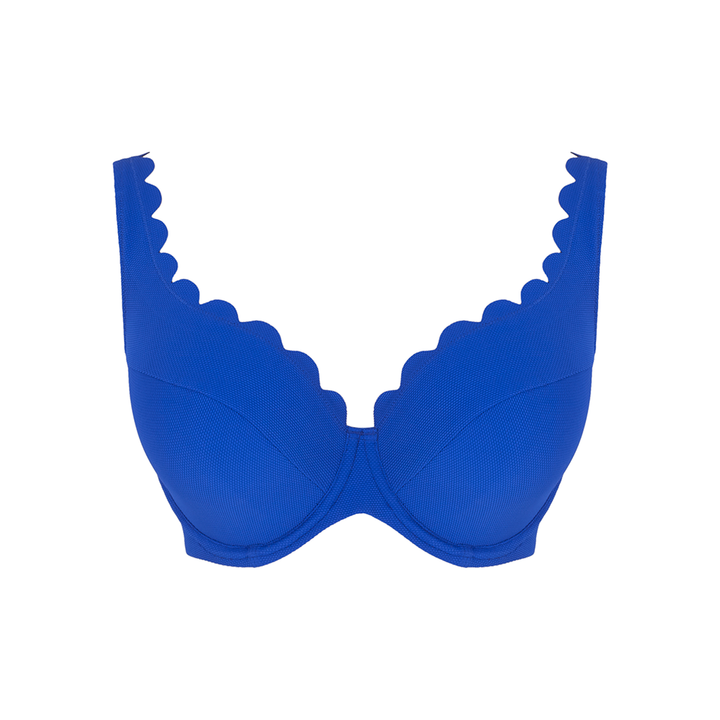 Spirit Lauren Plunge Bikini Top Cobalt