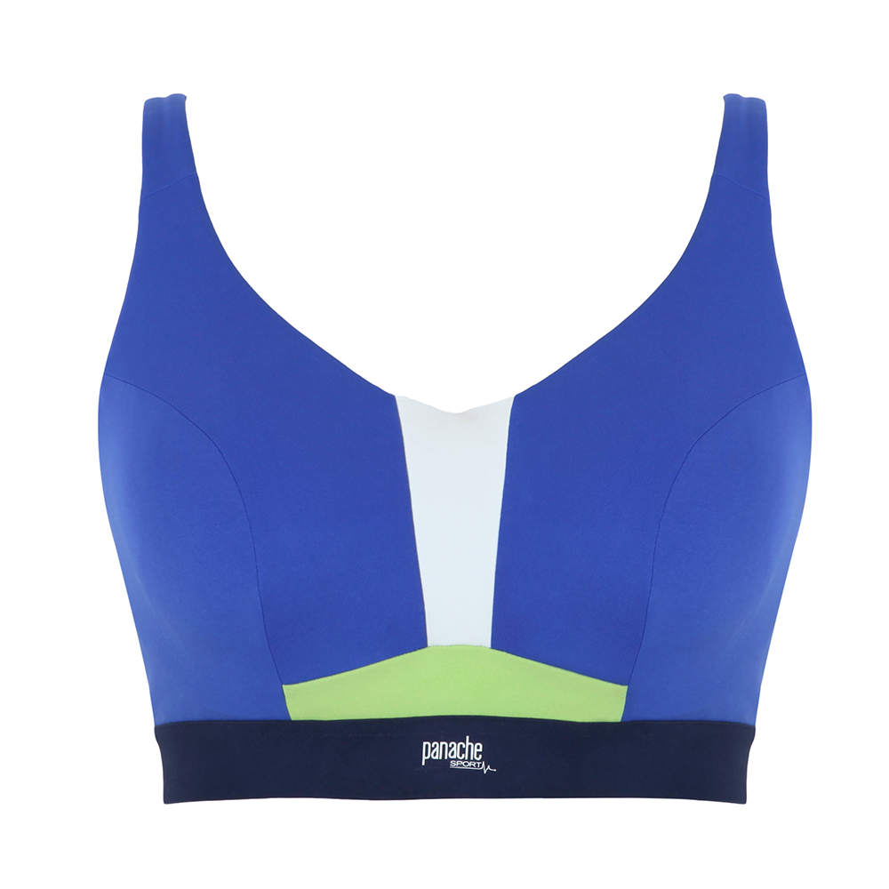 Ultra Perform Non Padded Wired Sports Bra Blue