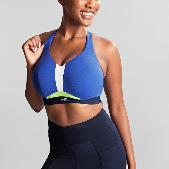 Ultra Perform Non Padded Wired Sports Bra Blue