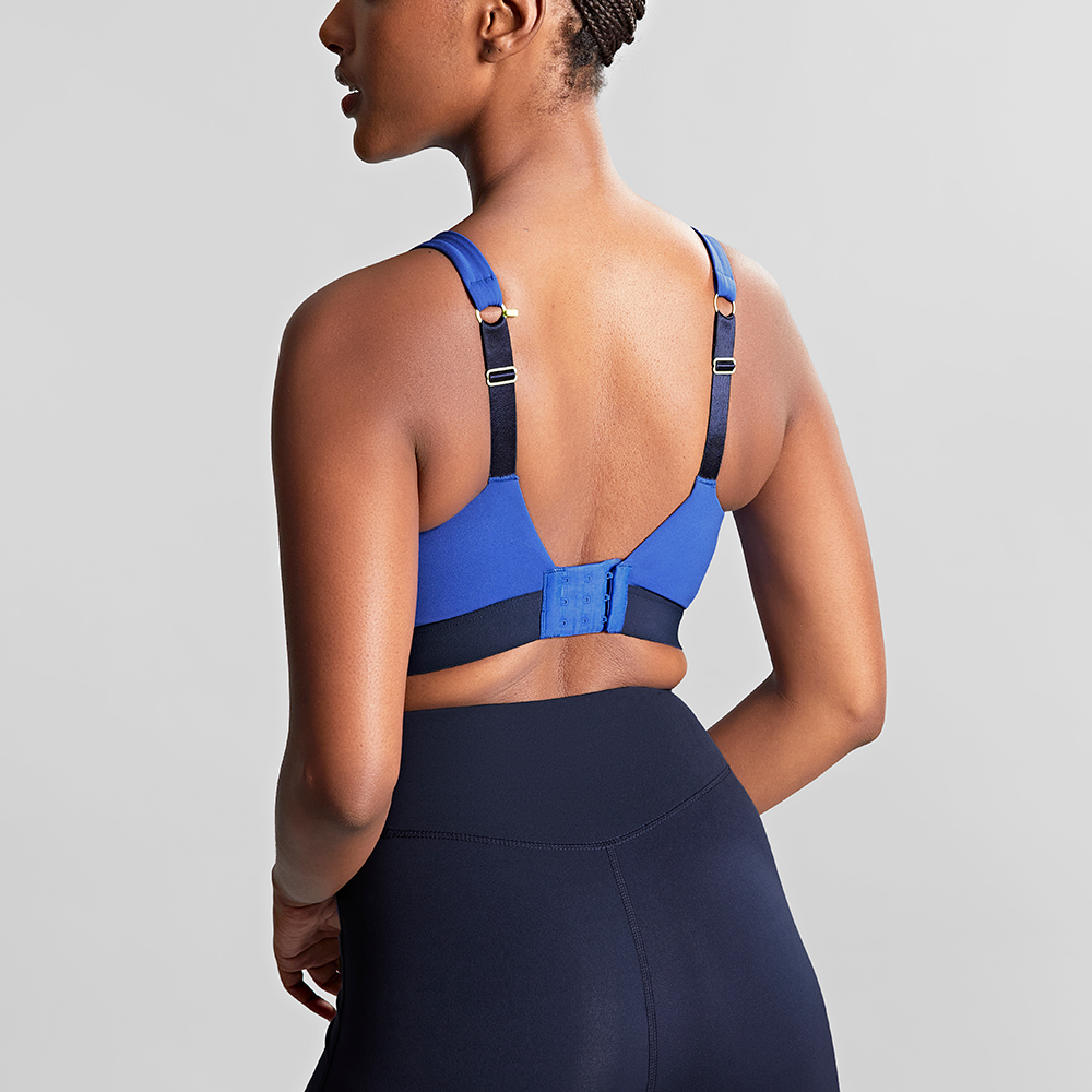 Ultra Perform Non Padded Wired Sports Bra Blue