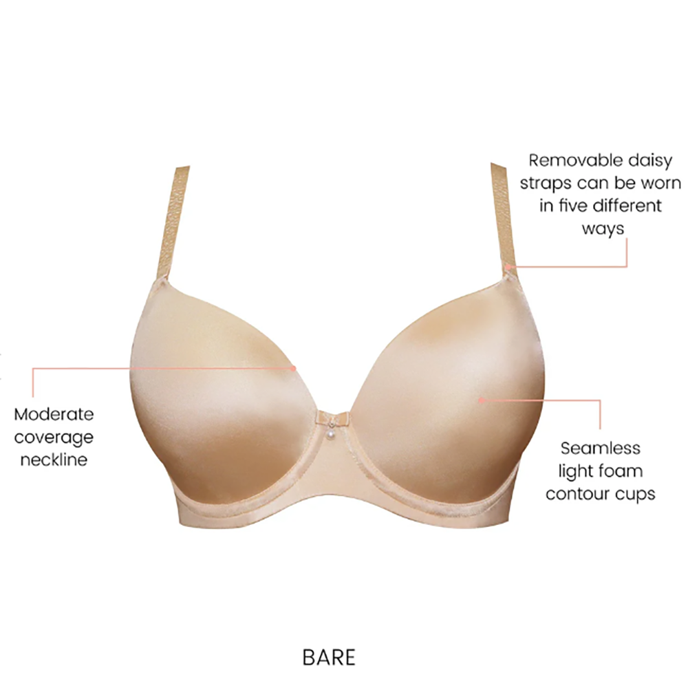 Elise Seamless T-Shirt Bra Bare