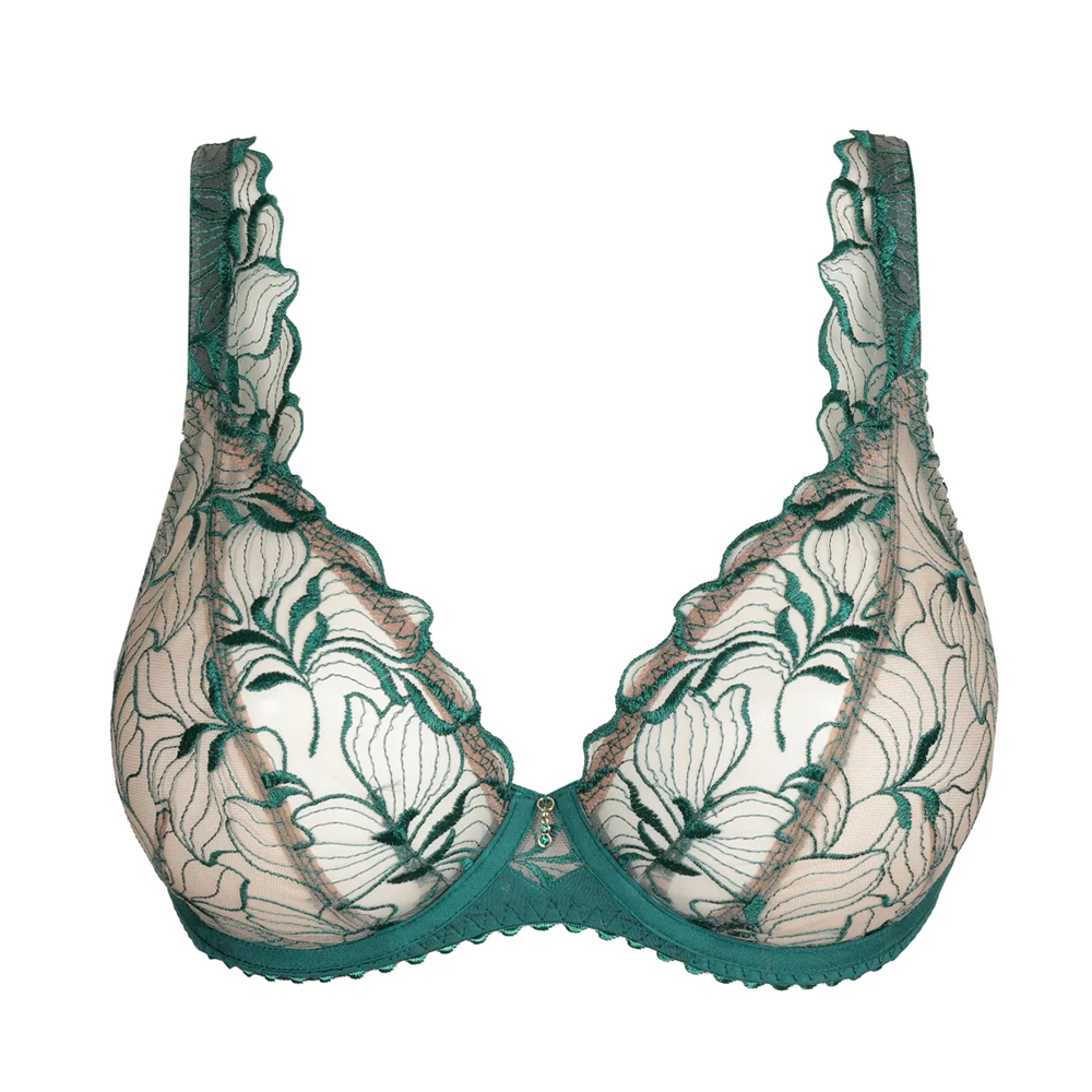 Springdale Plunge Bra Jasper Green