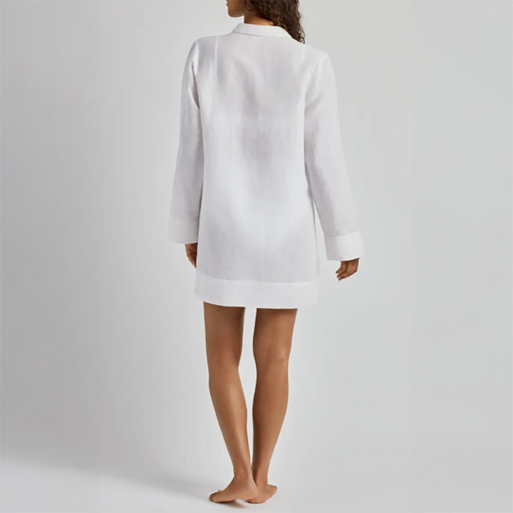Wide Cuff Tunic Cover Up White