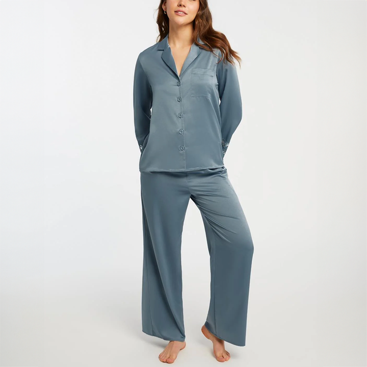 Zinnia PJ Set Chateau Blue