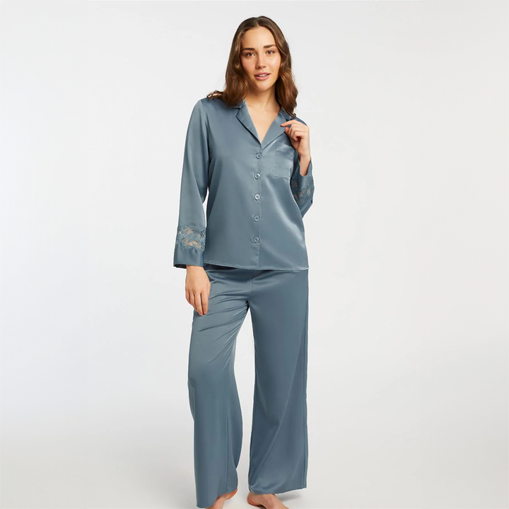 Zinnia PJ Set Chateau Blue