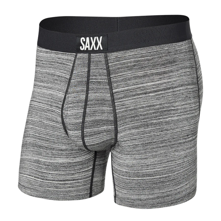 Ultra Super Soft Comfort Blend Boxer Brief 5" Spacedye Heather-Grey