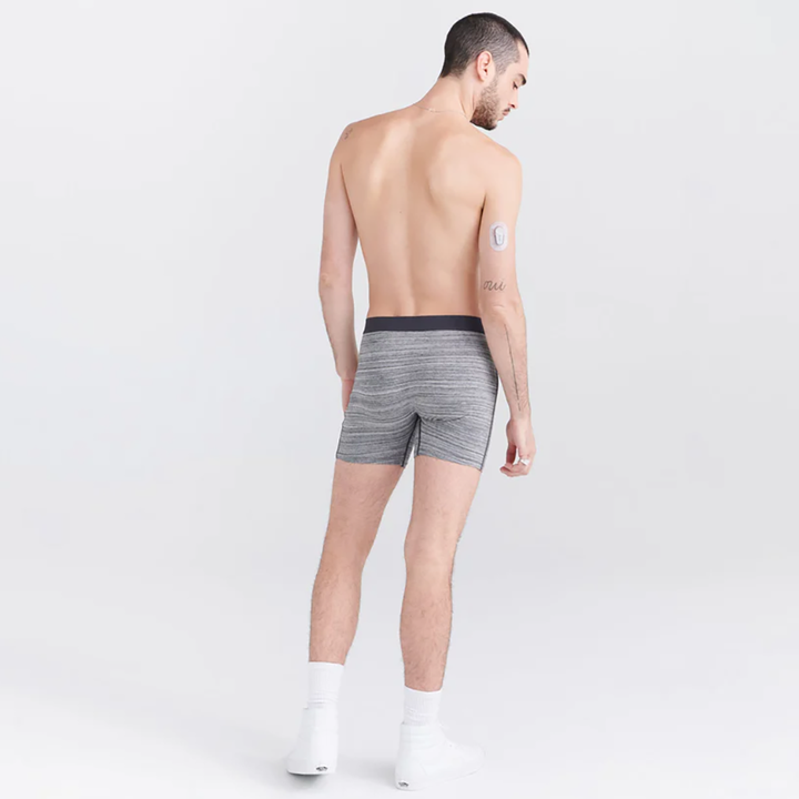 Ultra Super Soft Comfort Blend Boxer Brief 5" Spacedye Heather-Grey